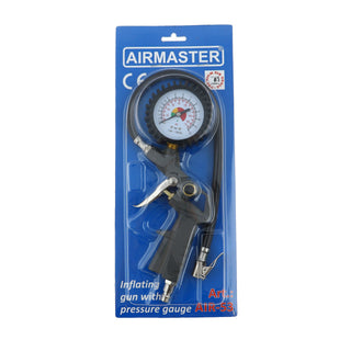 Trykluftpistol, til oppumpning, med manometer, Airmaster Air-53