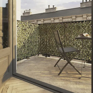 Flettet panel/hegn med blade, 100 X 200 cm, model 2