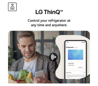 LG MoodUP™ GMV960NNME Side-by-Side Køle-/fryseskab – 617 L, No Frost, Wi-Fi, Multicolor