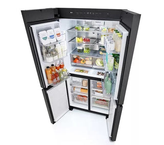 LG MoodUP™ GMV960NNME Side-by-Side Køle-/fryseskab – 617 L, No Frost, Wi-Fi, Multicolor