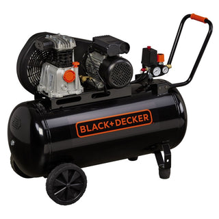 Stempelkompressor, med olie, Black+Decker BD 220/100-2M, 1,5 kW, 2 HK, 100 liter