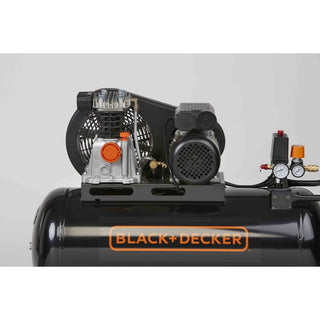 Stempelkompressor, med olie, Black+Decker BD 220/100-2M, 1,5 kW, 2 HK, 100 liter