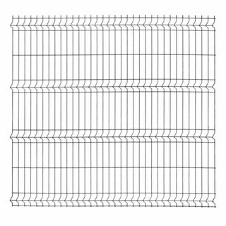 Galvaniseret hegnspanel med antracitkant, 2000 mm