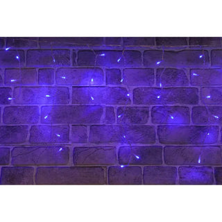 Lyskæde – Istapper, Hoff 192180, 180 LED, blå, 4,5 x 0,5 m, med controller, til indendørs/udendørs brug