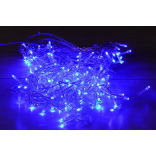 Lyskæde – Istapper, Hoff 192180, 180 LED, blå, 4,5 x 0,5 m, med controller, til indendørs/udendørs brug
