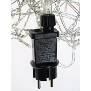 Lyskæde – Istapper, Hoff 192180, 180 LED, blå, 4,5 x 0,5 m, med controller, til indendørs/udendørs brug