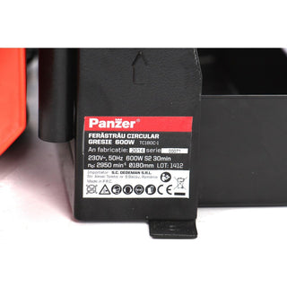 Elektrisk fliseskærer, Panzer TC180C-1, 600 W