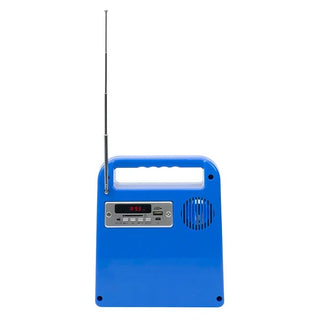 PNI-SUNH01 Solcellekit – 10W Panel + 12V / 7Ah Centralenhed + 2 LED-pærer | USB / FM / MP3