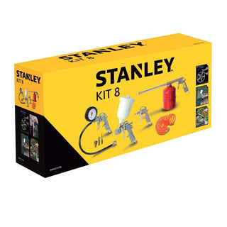 Stempelkompressor, med olie, Stanley Fatmax, 2 HK, 50 liter, 8 bar + accesorii
