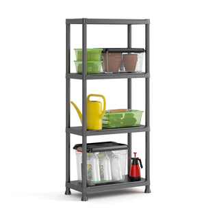 Reol til opbevaring, Keter Plus Shelf 60/4, Sort