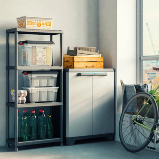 Reol til opbevaring, Keter Plus Shelf 60/4, Sort