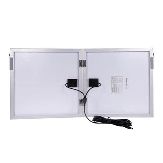 Solcellekit 12V / 17Ah m. 30W panel, 6 LED-pærer, Bluetooth, FM/AM-radio & USB | LiFePO4
