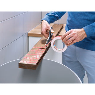 Dobbeltklæbende tape til glatte overflader, tesa, 1,5 m × 19 mm