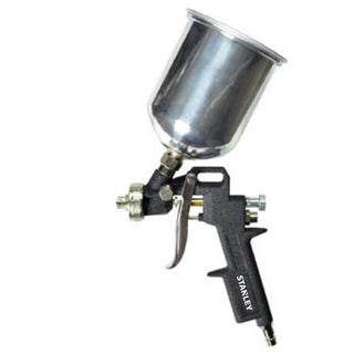 Trykluftpistol, til maling, Stanley 170133XSTN, med overliggende beholder, 0,5 liter, 156 l/min, 4 bar