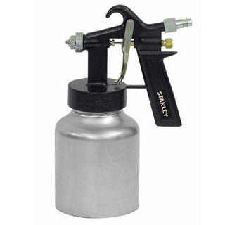 Trykluftpistol, til maling, Stanley 150120XSTN, med underliggende beholder, 1 litru, 100 l/min, 3 bar
