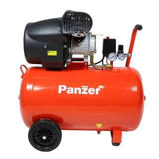 Stempelkompressor, med olie, Panzer ZBV-100, 2,2 kW, 3 HK, 100 liter