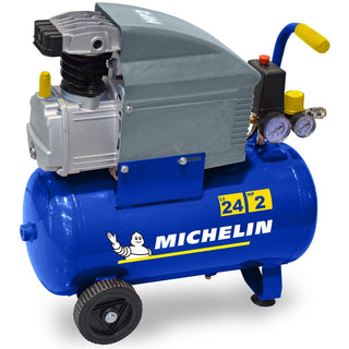 Kompressor, med stempel, med olie, Michelin MB2420, 1,5 kW, 2 HK, 24 liter
