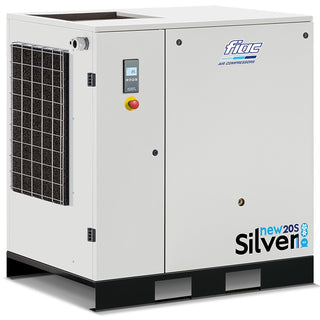 Kompressor, med skrue, med olie, Fiac New Silver 20, 7,6 kW, 11 HK