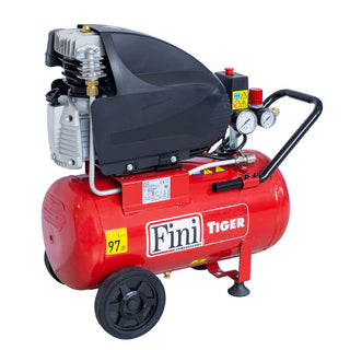 Kompressor, med stempel, med olie, Fini Tiger 265, 1,5 kW, 24 liter