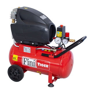 Kompressor, med stempel, med olie, Fini Tiger 265, 1,5 kW, 24 liter