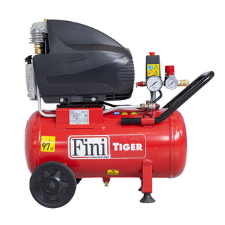 Kompressor, med stempel, med olie, Fini Tiger 265, 1,5 kW, 24 liter