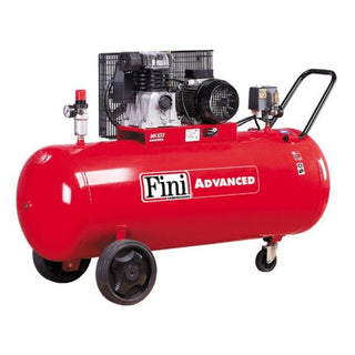 Kompressor, med 2 stempler, med olie, Fini Advanced MK113-200-4, 3 kW, 200 liter