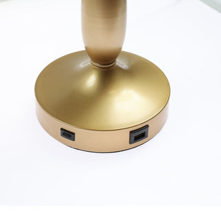 Eda Bordlampe med USB, beige