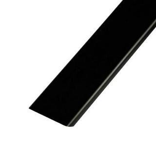 Glasbyggesten Afslutningsprofil Sort Satin Aluminium til 8 cm Glasbyggesten
