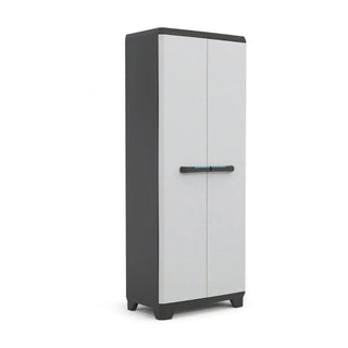 Plastikskab til opbevaring, Keter Linear Cabinet 68x39x173 cm, 3 Justerbare Hylder, 10 kg/hylde