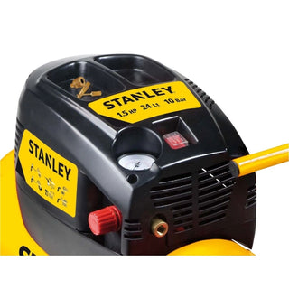 Kompressor, med stempel, oliefri, Stanley D 200/10/24, 1,1 kW, 1,5 HK, 24 liter