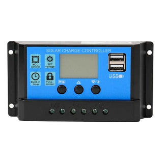 Lohuis Solcellekit – 100W Monokrystallinsk Panel + 20A PWM-controller | 12V / 24V