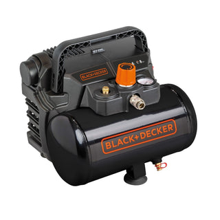 Kompressor, oliefri, Black+Decker BXCMD156HE, 1,5 HK, 6 liter, 8 bar