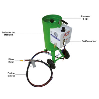 Sandblæser Colibri 8, 8 liter, slange 5 m