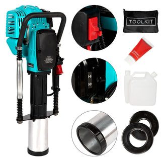 Pælerammer, Detoolz DZ-C233, benzin, 1500 W, 2 HK