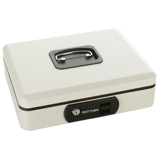 Pengekassette Rottner Pro Box Two, nøglelås, stål, 300 × 240 × 90 mm
