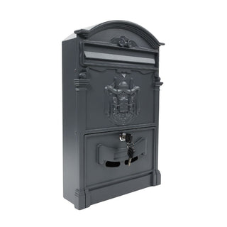 Postkasse Versay Nobilis QHS1H, til inde og ude, stålplade, 255 × 86 × 410 mm