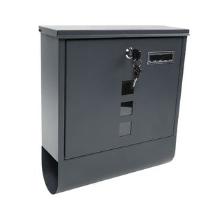 Postkasse til indendørs og udendørs brug, Versay Novis QH2210, stålplade, 305 × 100 × 335 mm