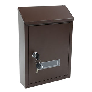 Postkasse Versay Compact QH313BW, til inde og ude, stålplade, 215 × 70 × 305 mm