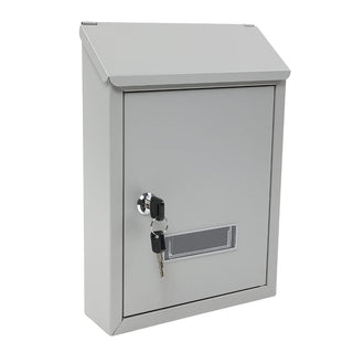Postkasse Versay Compact QH313SL, til inde og ude, stålplade, 215 × 70 × 305 mm