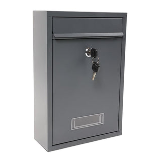 Postkasse Versay Fortis QH317SS, til inde og ude, stålplade, 215 × 94 × 320 mm