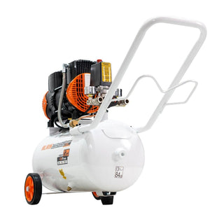 Stempelkompressor, oliefri, Ruris Silent Power 2400, 1,5 kW, 2 HK, 24 liter