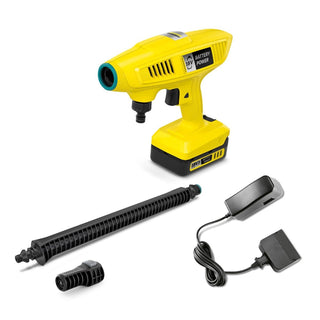 Højtryksrenser, med 1 batteri, 18 V, 2,5 Ah, Karcher KHB 4-18, 21 bar, 170 l/t, med tilbehør