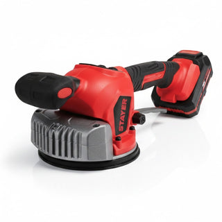 Vibrationssugekop til fliser, Stayer TV L20, med 2 batterier, 18 V, 2 Ah, 130 mm