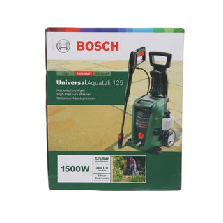 Højtryksrenser, Bosch Aquatak 125, 1500 W, 360 l/t, 125 bar, slange 5 m + tilbehørssæt