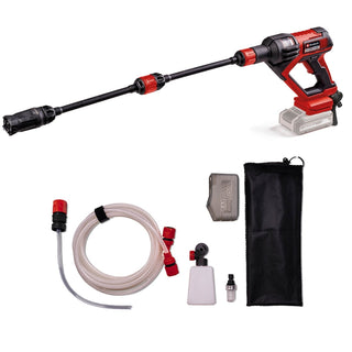 Højtryksrenser, Einhell HYPRESSO 18/24-1, batteridrevet, 18 V, 24 bar, 240 l/t, slange 5 m