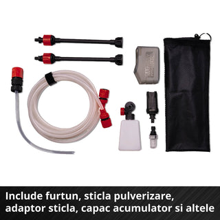 Højtryksrenser, Einhell HYPRESSO 18/24-1, batteridrevet, 18 V, 24 bar, 240 l/t, slange 5 m