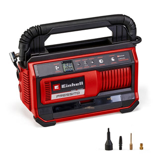 Stempelkompressor, Einhell Pressito 18/25, batteridrevet, 18 V, 11 bar