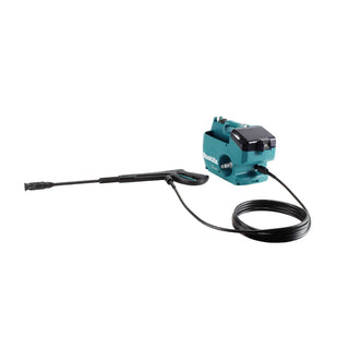 Højtryksrenser, Makita DHW080ZK, batteridrevet, LXT, 18 V, 80 bar, 330 l/t, slange 5 m