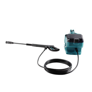Højtryksrenser, Makita DHW080ZK, batteridrevet, LXT, 18 V, 80 bar, 330 l/t, slange 5 m