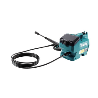 Højtryksrenser, Makita DHW080ZK, batteridrevet, LXT, 18 V, 80 bar, 330 l/t, slange 5 m